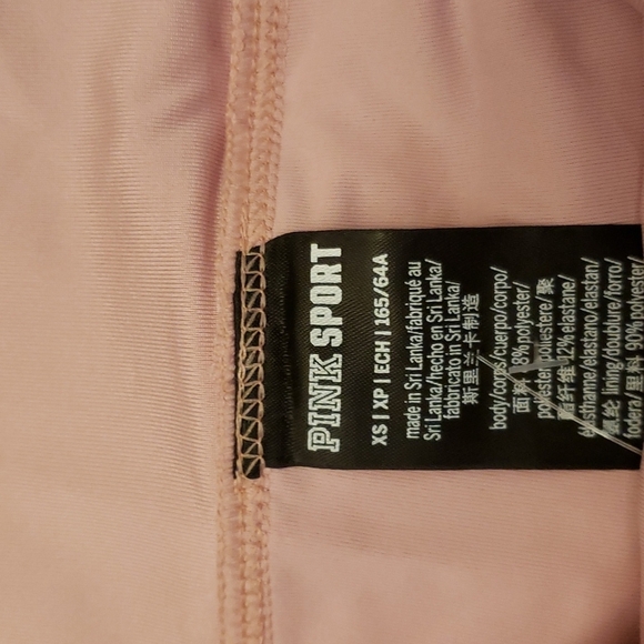 VICTORIA'S SECRET NWT PINK SPORT XS pink Gym to Swim shorts - Picture 6 of 6
